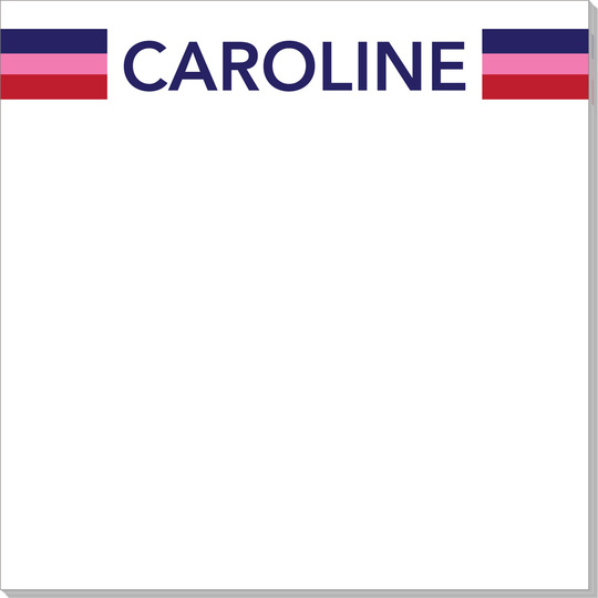 Caroline Stripe Chunky Notepad